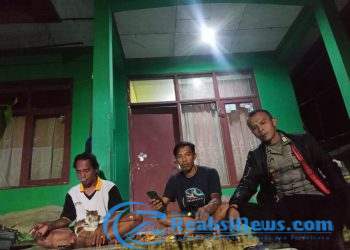 Bhabinkamtibmas Selalu Aktip Sambangi Warga Binaannya di Malam Hari