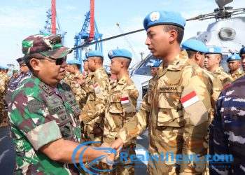 Satgas MTF TNI XXVIII-O/UNIFIL Tiba di Tanah Air