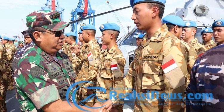 Satgas MTF TNI XXVIII-O/UNIFIL Tiba di Tanah Air