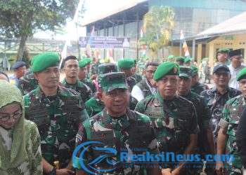 Untuk Mendukung Tugas TNI di Kab. Sukabumi Dalam Gulbencal, Panglima TNI dan Komisi I DPR RI Dukung Bantuan Sarpras