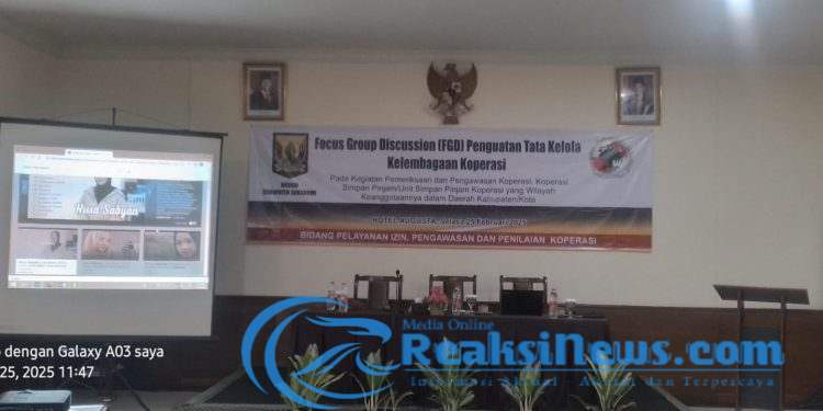 Dinas Koprasi Usaha Kecil Menengah Perkuat Koprasi Melalui Focus Group Dicussion