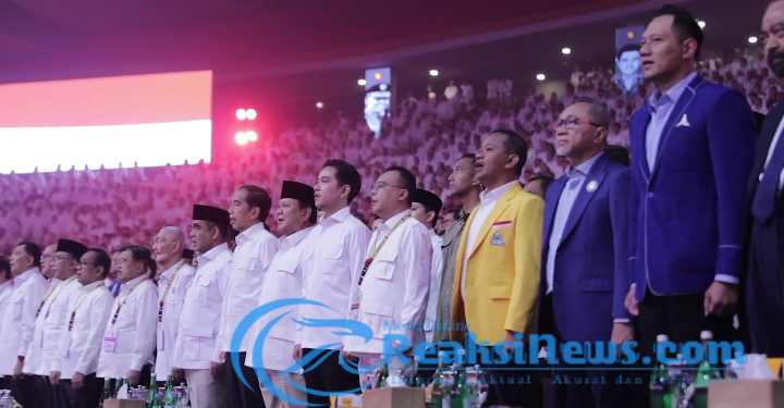 Presiden Prabowo, Dampingi Wapres Hadiri Perayaan HUT Gerindra
