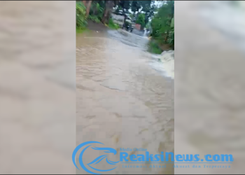 Akibat Gorong-Gorong Menyumbat Jalan Pasar Sabtu Kembali Banjir, Warga Minta Pihak Pemerintah Secepatnya Turun Tangan