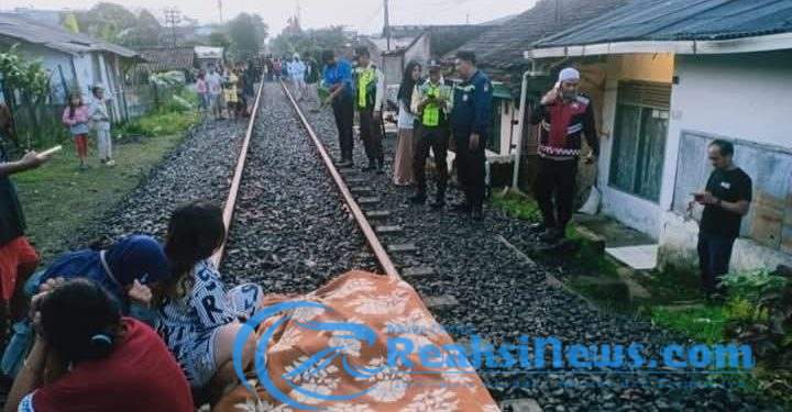Seorang Pria Tewas Tertabrak Kereta Api KA Pangrango Rute Sukabumi-Bogor, Hingga Terpental 20 Meter
