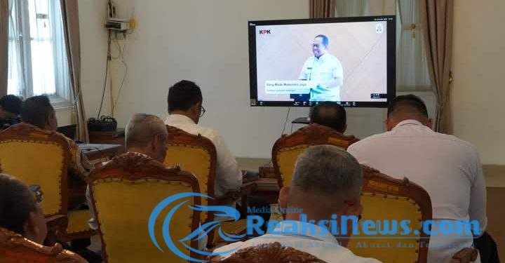 Peluncuran Indikator Indek Pencegahan Korupsi Daerah, Bupati Sukabumi Kita Harus Berpedoman Pada Aturan