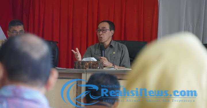 Sekda Pimpin Rakor Pembahasan Efisiensi Anggaran Tidak Lanjut Inpres Nomor 1 Tahun 2025