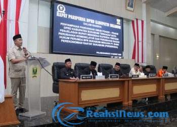 Rapat Paripurna DPRD, di Hadiri Bupati dan Wakil Bupati Sukabumi, Hal Ini Agenda Penyampaian Pandangan Fraksi