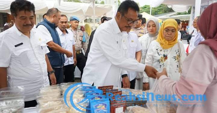 Pembukaan Bazar Ramadhan di Sukalarang, Bupati Ajak Bela Beli Produk Daerah Sukabumi