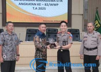 Wabup Terima Mahasiswa STIK Angkatan Ke 82 Widya Wira Pratama di Aula Setda