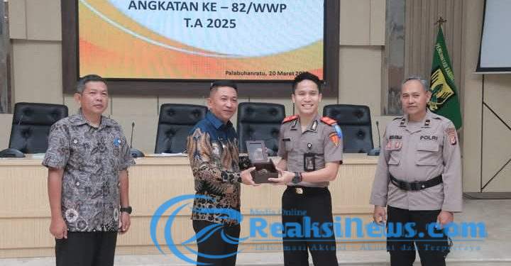 Wabup Terima Mahasiswa STIK Angkatan Ke 82 Widya Wira Pratama di Aula Setda