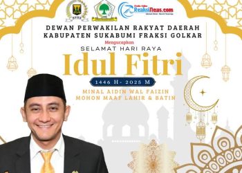 Anggota DPRD Kabupaten Sukabumi dari Fraksi Golkar H.Deni Gunawan, S.Ip Mengucapkan Selamat Hari Raya Idul Fitri 1446 H