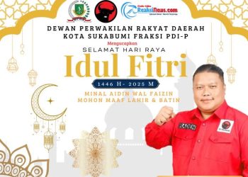 Anggota DPRD Kota Sukabumi Raden Koesoemo Hutaripto,S.MB Mengucapkan Selamat Hari Raya Idul Fitri 1446 H