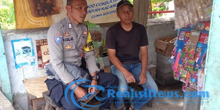 Lewat Sambang Bhabinkamtibmas Ajak Warga Wujudkan Kamtibmas Yang Kondusif