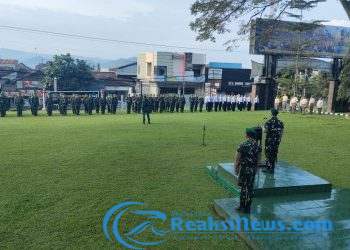 Dandim Jadi Irup pada Upacara Minggu Pertama Bulan Maret 2025