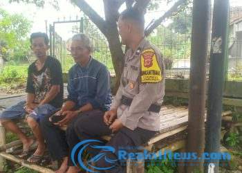 Lewat Sambang Bhabinkamtibmas Ajak Warga Wujudkan Kamtibmas Yang Kondusif