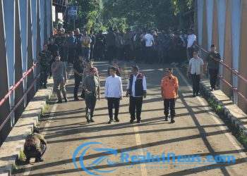 Pengamanan Kunjungan Wapres di Lokasi Bencana Sukabumi