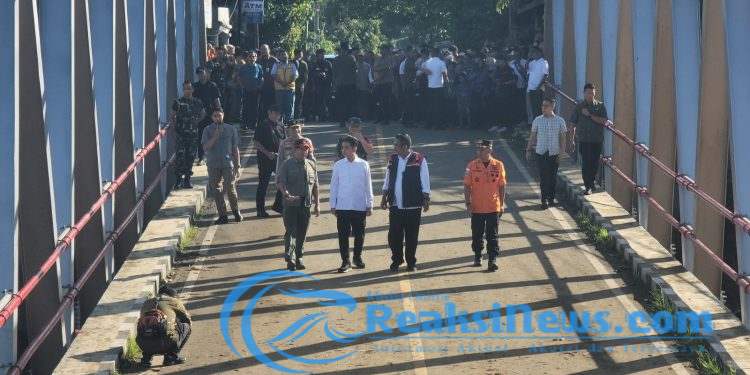 Pengamanan Kunjungan Wapres di Lokasi Bencana Sukabumi