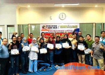 Jelang lebaran Idul Fitri, Ribuan Anggota Kopkar PT Muara Tunggal Terima Uang Simpanan Sukarela