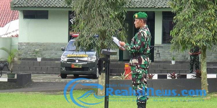 Kasdim 0607/Kota Sukabumi Bacakan amanat Pangdam III/Siliwangi