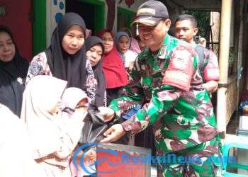 Dapur Umum MBG ke Dua di Warungkiara Resmi di Buka, Ini Pesan Danramil 2203/Warungkiara