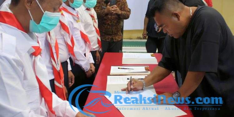 Dalam Memperingati Nuzulul Qur’an Lima Napiter Kembali ke Pangkuan Ibu Pertiwi di Lapas Kelas IIA Warungkiara