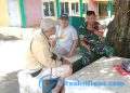 Jalin Hubungan Kemasyarakatan Dengan Baik, Peltu Andi Koramil 2203/Warungkiara Komsos Bareng Pemuda Di Bantargadung