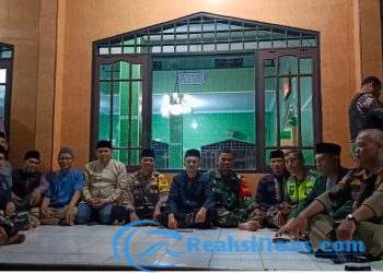 Danramil 2203/Warungkiara Bareng Jajaran Forkopimcam Gelar Pengamanan Gema Takbir Bersama