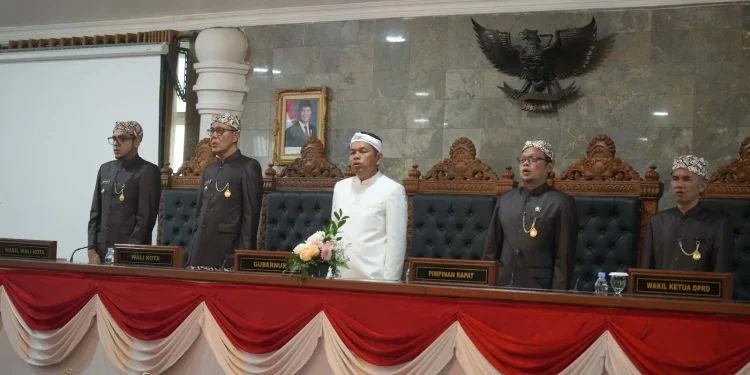 Harlah Kota Sukabumi Ke-111 Di Gelar Di Ruang Rapat Paripurna DPRD Kota Sukabumi,Di Hadiri Gubernur Jawa Barat