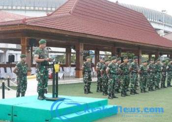 Kasdivif 1 Kostrad Pimpin Upacara Purna Tugas Satgas Yonif 323 Kostrad, Apresiasi Pengabdian di Perbatasan Papua