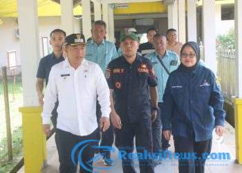 Tinjau Progres Pembangunan Gedung IGD, Wakil Bupati Sukabumi H Andreas memonitoring Rumah Sakit Umum Daerah (RSUD) Palabuhanratu