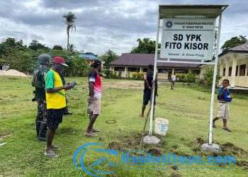 Pemuda Mabuk Rusak Sekolah, Satgas Yonif 501 Kostrad Hadir untuk Merangkul dan Mendidik