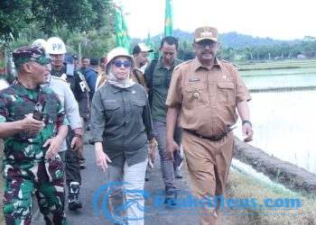 Bupati Sukabumi Dampingi Kasad Resmikan Sarana Pengairan di Ciemas, Dukung Ketahanan Pangan Nasional