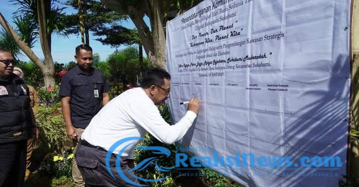 Peringatan Hari Bumi Sedunia, Bupati Sukabumi Jaga Alam Sumber Kehidupan Manusia