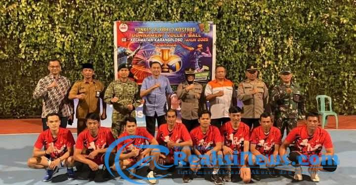 Peringati HUT Ke – 64 Divif 2 Kostrad Tahun 2025, Danyonkes 2 Kostrad Resmikan Tournament Volley Ball Se – Kecamatan Karangploso