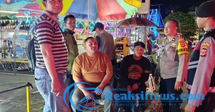 Efektifkan Patroli malam Polsek Baros sambang pengelola Pasar malam