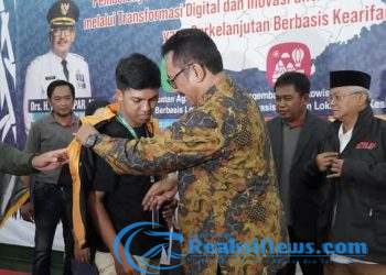 Lepas Peserta KKN UNLIP, Bupati Aktualisasi Keilmuan Pada Persoalan Nyata Masyarakat