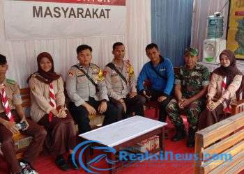 Serka Subagio Koramil 2203/Warungkiara Siaga PAM di Pos Pam Bantargadung