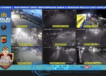 Pantau Arus Lalu Lintas Jalur Utara dan Wisata Palabuhanratu dengan CCTV Polres Sukabumi