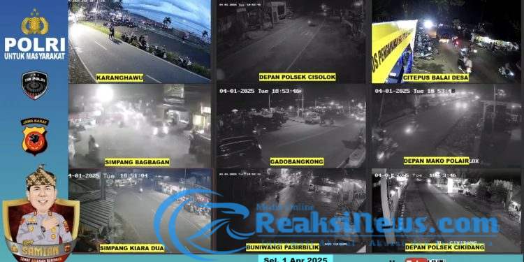 Pantau Arus Lalu Lintas Jalur Utara dan Wisata Palabuhanratu dengan CCTV Polres Sukabumi