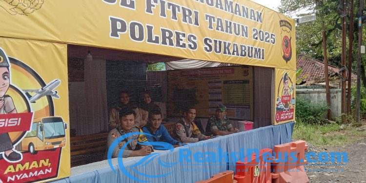 Sertu Slamet Anggota Koramil 2203/Warungkiara Siap Siaga Pengamanan Di Pos Pam Idul Fitri 1446 Hijriyah