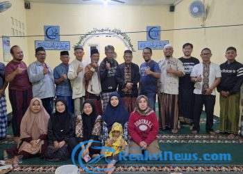 Pererat Silaturahmi, Warga Perum Bumi Tando Pratama RT 01 Sukaraja Gelar Halal Bihalal