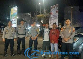 Polsek Lembursitu Patroli Sambang Warga Ajak Jaga Kamtibmas Kondusif