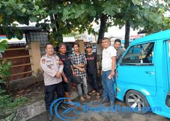 Sambangi Supir Angkot Anggota Unit Patroli Polsek Lembursitu Ini Berikan Himbauan Kamtibmas