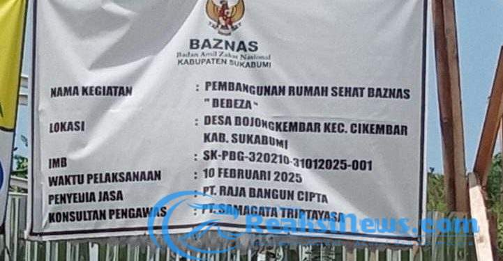 Lpi Soroti Pembangunan Rumah Sehat Baznas Sukabumi Tanpa Pagu Anggaran , Ketum Lpi : Seperti Proyek Siluman