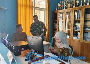 Serka Didik Haryanto Babinsa Sirnajaya Koramil 2203/Warungkiara Laksanakan Puldatater