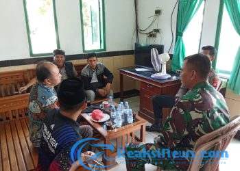 Danramil 2203/Warungkiara Kapten Inf Agus Rahman Giat Komsos Bersama Forkopimcam Bantargadung