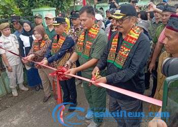 Dandim 0607/Kota Sukabumi Dampingi Kunjungan Pangkogabwilhan I di Desa Sasagaran Sukabumi