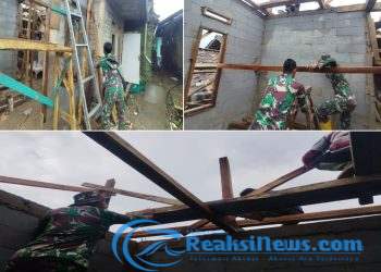 Satgas TMMD ke-124 Kodim 0607/Kota Sukabumi Genjot Perbaikan Rumah