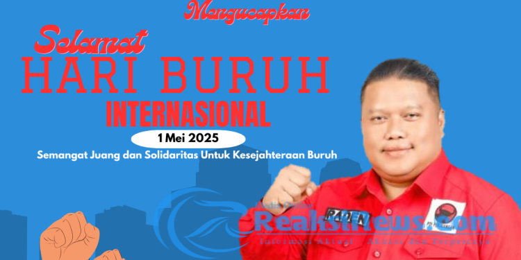 Raden Koesoemo Hutaripto,S.MB DPRD Kota Sukabumi, Ucapkan Selamat Hari Buruh Internasional Tahun 2025