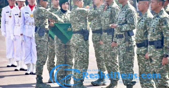 Kepala Staf Divif 1 Kostrad Pimpin Sertijab dan Tradisi Korps Prajurit Divif 1 Kostrad